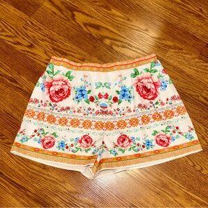 Floral Pink Lily shorts